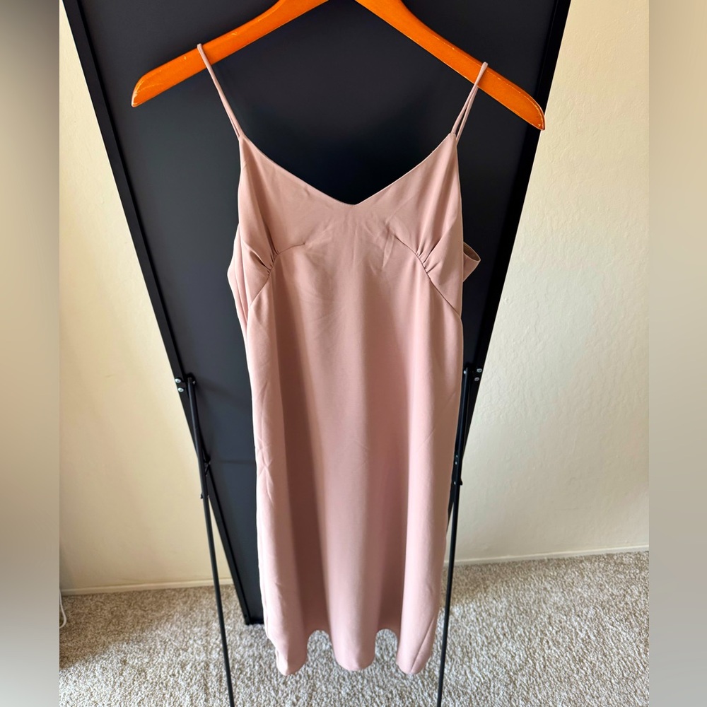 Oak + Fort nude Nude Beige Dress